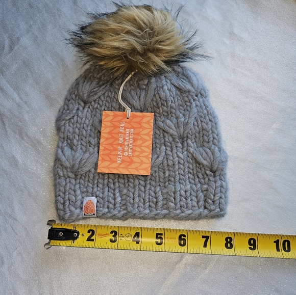 Sh*t That I Knit The Motley Merino Wool Beanie - Picture 6 of 7
